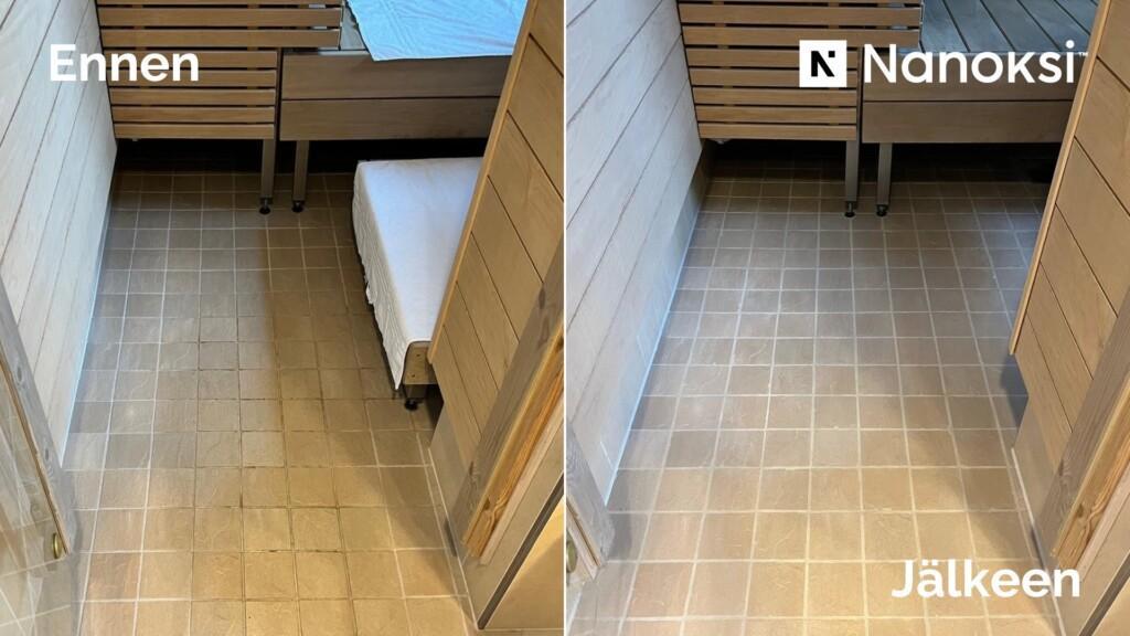 Kymen Seudun Osuuskaupan hotellissa oli käynnissä laaja investointihanke, jonka yhteydessä huoneet saivat uuden ilmeen: parketit hiottiin, kalusteet uusittiin ja tiloja modernisoitiin kauttaaltaan. Alkuperäiseen suunnitelmaan kuului myös kylpyhuoneiden remontointi – kunnes hotelli löysi Nanoksin ratkaisut. Syväpuhdistuksen ja nanopinnoituksen avulla tilat saivat jälleen raikkaan ilmeen. Myös saunaosastot syväpuhdistettiin ja pinnoitettiin Nanoksin menetelmällä.